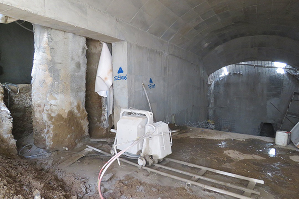 پیشرفت قابل ملاحظه عملیات احداث دسترسی شرقی زیرگذر گلوبندک